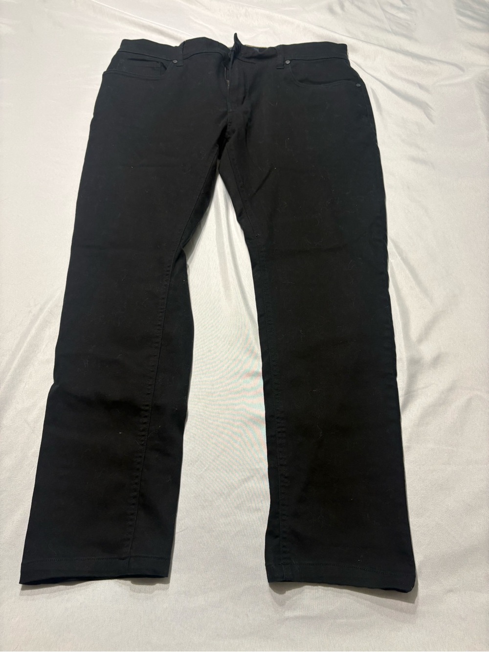 Men's Straight Black Jeans — Clean Everyday Straight Fit